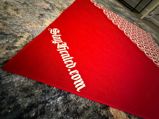 StayHeated.com Bandana RED