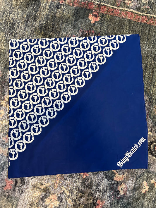 StayHeated.com Bandana Blue