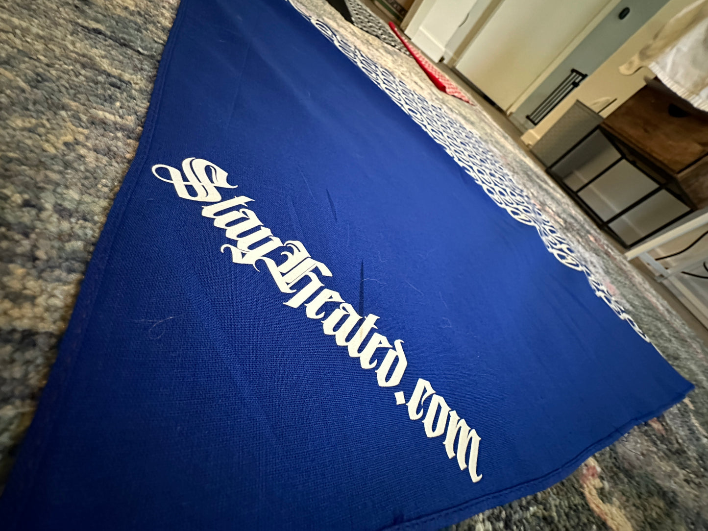 StayHeated.com Bandana Blue
