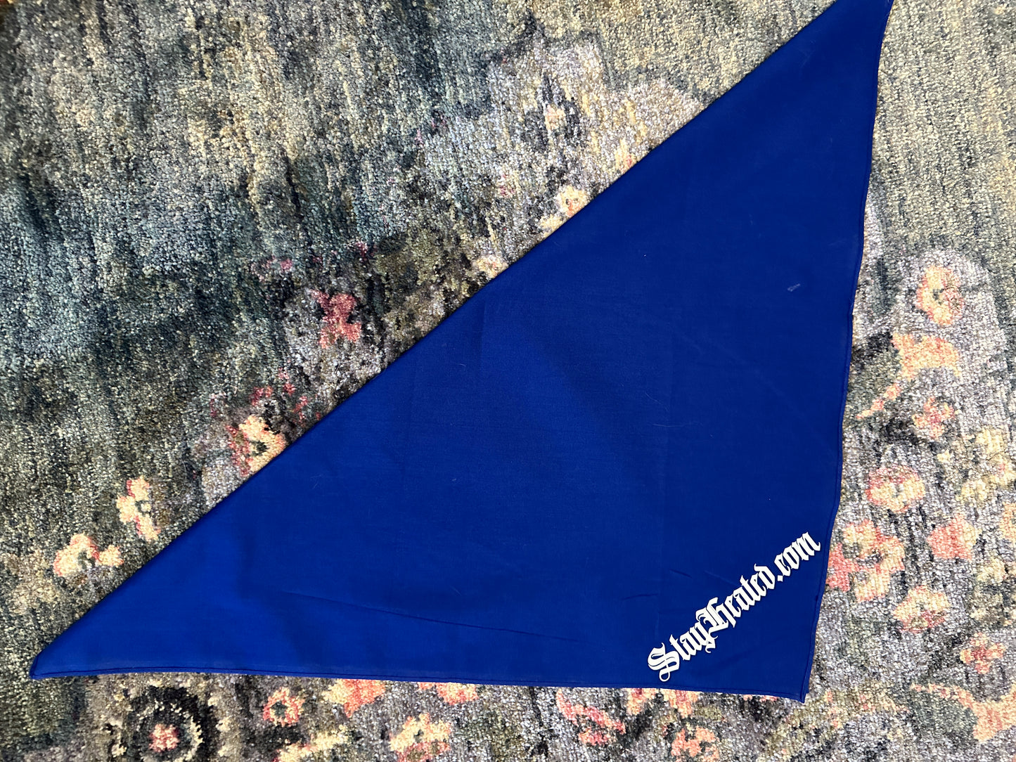 StayHeated.com Bandana Blue