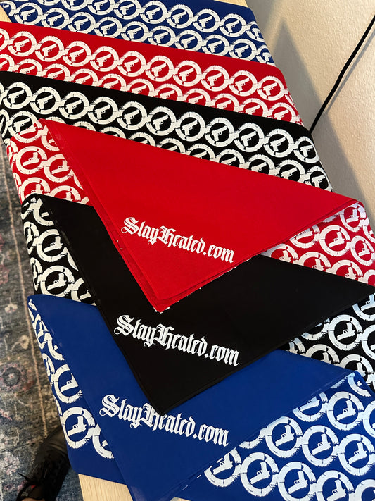 StayHeated.com Bandana BLACK